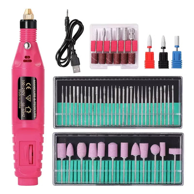 Electric Nail Polishing Tool Set