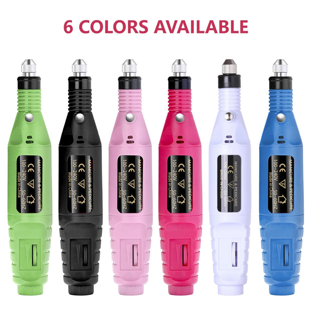 Electric Nail Polishing Tool Set