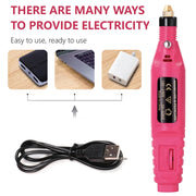 Electric Nail Polishing Tool Set