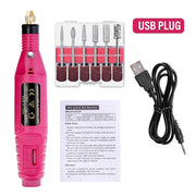 Electric Nail Polishing Tool Set