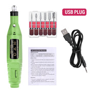 Electric Nail Polishing Tool Set