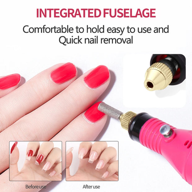 Electric Nail Polishing Tool Set