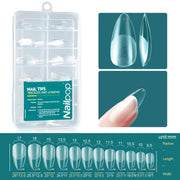 Nailpop Medium Short Shape Almond/Square/Soft Gel Nail Tips