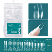 Nailpop Medium Short Shape Almond/Square/Soft Gel Nail Tips