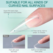 Nailpop Medium Short Shape Almond/Square/Soft Gel Nail Tips